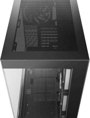 Корпус Deepcool CH690 LCD черный без БП ATX 10x120mm 10x140mm 2xUSB3.0 audio bott PSU