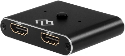 Переключатель аудио-видео Digma HDMI (f)/HDMI (f)/HDMI (f) черный (D-HSW-V2.0X2)