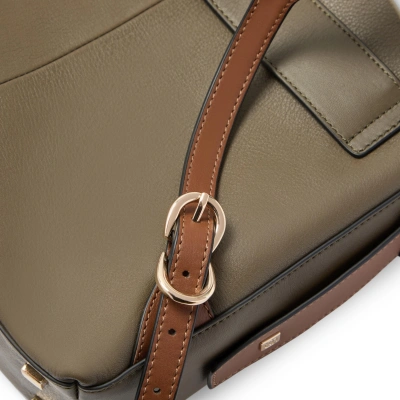 Рюкзак женский Piquadro Circle CA4576W92/SAVES песочный/зеленый замша/натур.кожа
