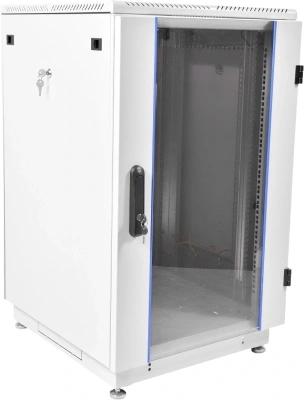 Шкаф коммутационный ЦМО (ШТК-М-30.6.6-1ААА) напольный 30U 600x625мм пер.дв.стекл 2 бок.пан. задн.дв.спл.стал.лист направл.под закл.гайки 900кг серый 455мм 75кг 180град. 1515мм IP20 металл