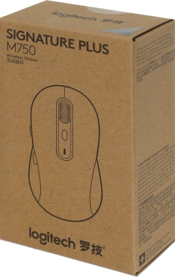 Мышь Logitech M750 графитовый оптическая 4000dpi беспров. BT/Radio USB 5but (910-006269)