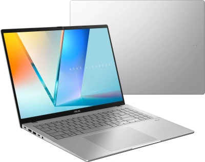 Ноутбук Asus VivoBook S16 M3607KA-SH117 Ryzen AI 5 330 32Gb SSD512Gb AMD Radeon 820M 16" OLED WUXGA (1920x1200) без ОС silver WiFi BT Cam (90NB16T2-M00890)
