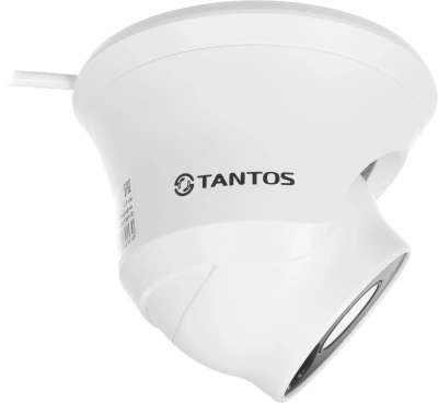 Камера видеонаблюдения аналоговая Tantos TSc-E2FA 3.6-3.6мм HD-CVI HD-TVI цв. корп.:белый/черный (00-00186908)