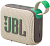 Колонка порт. JBL Go 4 бежевый/зеленый 4.2W 1.0 BT 850mAh (JBLGO4SAND)