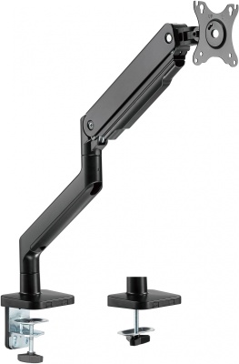 Кронштейн для мониторов Ultramounts UM730 черный 17"-45" макс.16кг крепление к столешнице поворот и наклон