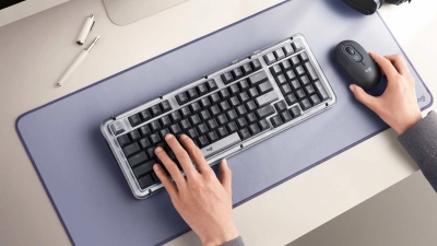 Клавиатура Logitech K98M механическая графитовый USB беспроводная BT/Radio Multimedia (подставка для запястий) (920-013040)