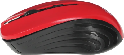 Мышь Оклик 545MW черный/красный оптическая 1600dpi беспров. USB для ноутбука 4but (368631)