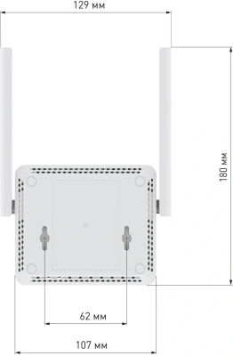 Роутер беспроводной Keenetic Netcraze Launcher (NC-1221) N300 10/100BASE-TX/4G ready белый