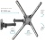 Кронштейн для телевизора Kromax CORBEL-7 черный 22"-65" макс.30кг настенный поворот и наклон