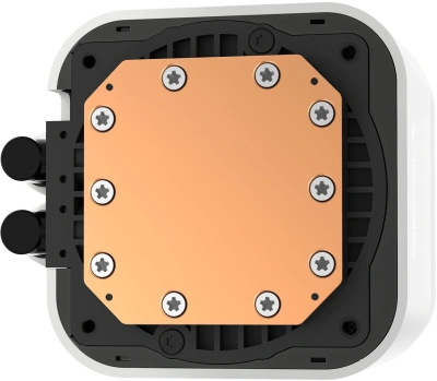Система водяного охлаждения Deepcool LQ360 Ultra ARGB Soc-AM5/AM4/1200/1700/1851 белый 4-pin 32dB Al LCD 350W 1900gr Ret (R-LQ360-WHASMC-G-1)