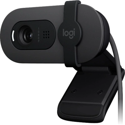 Камера Web Logitech HD Webcam Brio 90 черный 2Mpix (1920x1080) USB-A с микрофоном (960-001581)