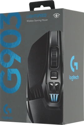 Мышь Logitech G903 LightSpeed Hero черный оптическая 25600dpi беспров. USB 9but (910-005674)