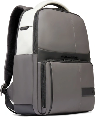 Рюкзак мужской Piquadro Wollem Rubber CA6238W129W/GRN серый/черный полиуретан