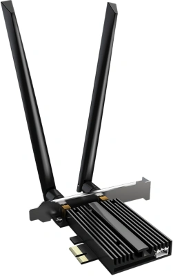 Сетевой адаптер Wi-Fi + Bluetooth Netis F2 АХ5400 PCI Express (ант.внеш.съем) 2ант.