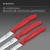 Набор ножей кухон. Victorinox Swiss Classic 6.7111.34C1 для овощей компл.:3предм. красный европодвес Набор ножей кухон. Victorinox Swiss Classic 6.7111.34C1 для овощей компл.:3предм. красный европодвес