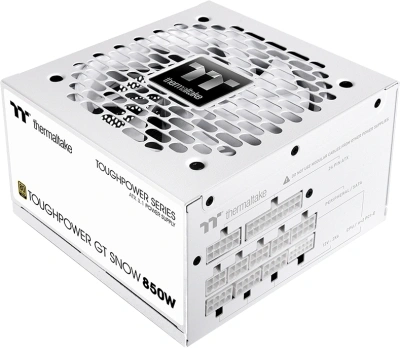 Блок питания Thermaltake ATX 850W Toughpower GT Gen.5 SNOW 80+ gold 24pin APFC 120mm fan 6xSATA Cab Manag RTL