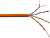 Кабель информационный Lanmaster LAN-5EUTP-HFLT-OR кат.5E UTP 4 пары 24AWG LSZH внутренний 305м оранжевый