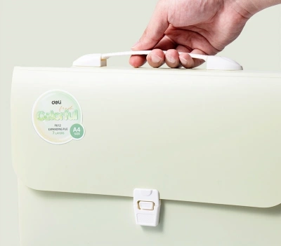 Папка-портфель Deli Colorful EF612 7 отдел. A4 полипропилен ассорти