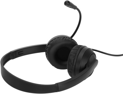 Наушники с микрофоном Оклик HS-M500 черный накладные оголовье (1900379)