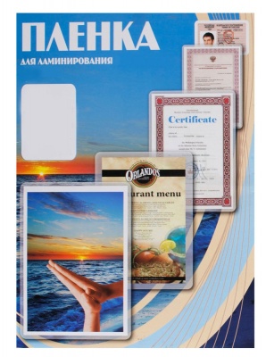 Пленка для ламинирования Office Kit 100мкм (100шт) глянцевая 65x95мм PLP10605