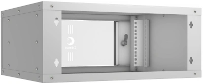 Шкаф коммутационный Cabeus (WSC-05D-4U55/45) настенный 4U 550x450мм пер.дв.стекл 30кг серый 340мм 10кг 220град. 230мм IP20 сталь