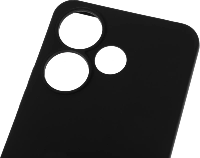 Чехол (клип-кейс) BoraSCO для Xiaomi Redmi 13 Silicone Case черный (73408)