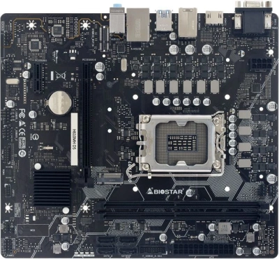Материнская плата Biostar H610MH D5 Soc-1700 Intel H610 2xDDR5 mATX AC`97 8ch(7.1) GbLAN+VGA+HDMI