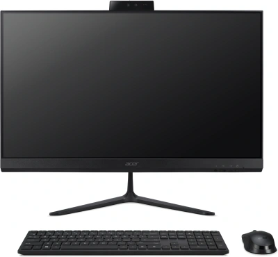 Моноблок Acer Aspire C24B-GKRK 23.8" Full HD Ryzen AI 7 350 (2) 16Gb SSD512Gb 860M Eshell GbitEth WiFi BT 65W клавиатура мышь Cam черный 1920x1080