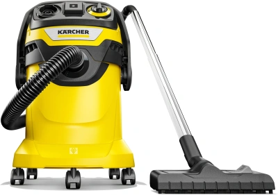 Строительный пылесос Karcher WD 6 P V-25/8/22/T 1300Вт (уборка: сухая/сбор воды/выдув) желтый