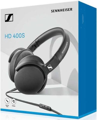 Гарнитура накладные Sennheiser HD 400S 1.4м черный проводные в ушной раковине (508598)