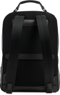 Рюкзак мужской The Bridge Manfredi 064716QQ/7R черный натур.кожа