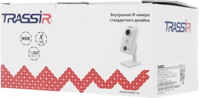 Камера видеонаблюдения IP Trassir TR-D7151IR1 1.4-1.4мм цв. корп.:белый