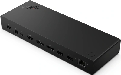 Стыковочная станция Lenovo 40BE0135EU Thunderbolt 4 черный 1xHDMI 2xDP 2xUSB Type-C 4xUSB 3.1