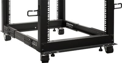Полка выдвижная Lanmaster TWT-RACK2-S4-ADJ/45 1U нагр.:45кг. 19" черный