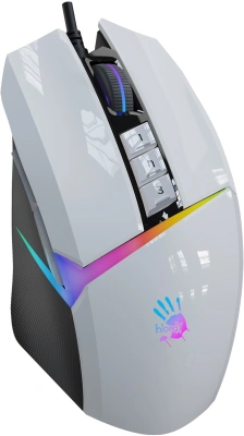 Мышь A4Tech Bloody W60 Max белый оптическая 10000dpi USB 10but (W60 MAX (PANDA WHITE))