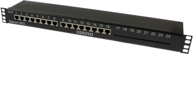 Грозозащита Osnovo SP-IP16/1000PR 1U