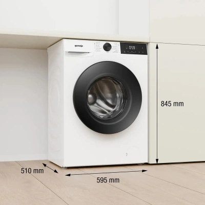 Стиральная машина Gorenje WDG2P854A3C2/C класс: A загр.фронтальная макс.:8кг (с сушкой) белый инвертор