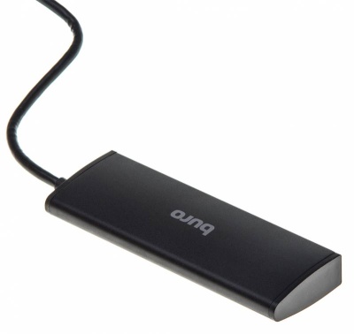 Разветвитель USB 3.0 Buro BU-HUB4-0.5-U3.0 4порт. черный