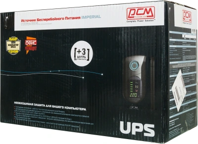 Источник бесперебойного питания Powercom Imperial IMD-525AP 315Вт 525ВА черный
