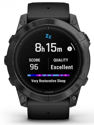 Смарт-часы Garmin Epix Pro gen.2 51мм 1.4" AMOLED корп.серый рем.черный (010-02804-21)