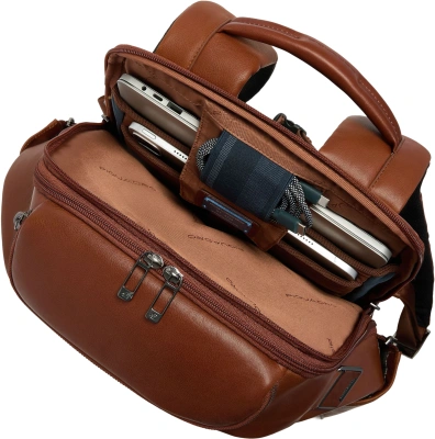 Рюкзак мужской Piquadro Victor CA7182W143/CU табачный натур.кожа