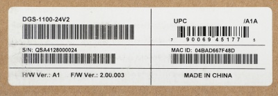 Коммутатор D-Link DGS-1100-24V2/A (L2) 24x1Гбит/с настраиваемый