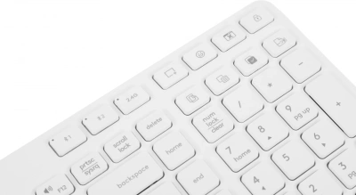 Клавиатура A4Tech FBK27C AS белый USB беспроводная BT/Radio slim Multimedia