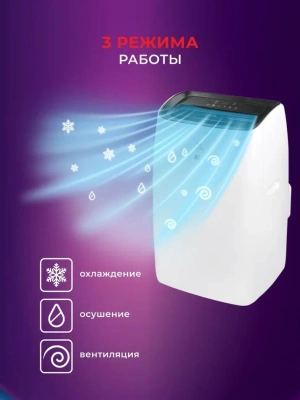 Кондиционер мобильный Royal Clima Largo Pro RM-LP50CN-E белый площ.35м2