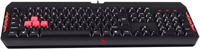 Клавиатура A4Tech Q100 черный USB for gamer LED (Q100 USB) кабель 1.8м