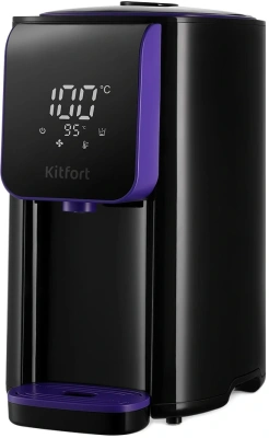 Термопот Kitfort КТ-2517 4.8л. 1450Вт черный/фиолетовый