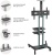 Стойка для телевизора Onkron TS1552 черный 40"-70" макс.60.5кг напольный мобильный