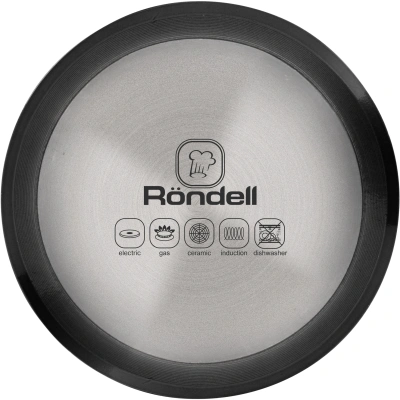 Кофеварка гейзерн. Rondell Kafferro RDA-1275 0.45л алюминий темно-серый