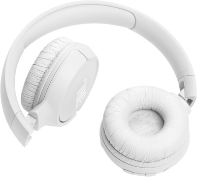 Гарнитура накладные JBL Tune 520BT белый беспроводные bluetooth оголовье (JBLT520BTWHT)