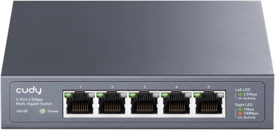 Коммутатор Cudy HS105 (L2) 5x2.5Гбит/с неуправляемый